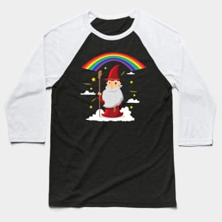 Rainbow Wizard Baseball T-Shirt